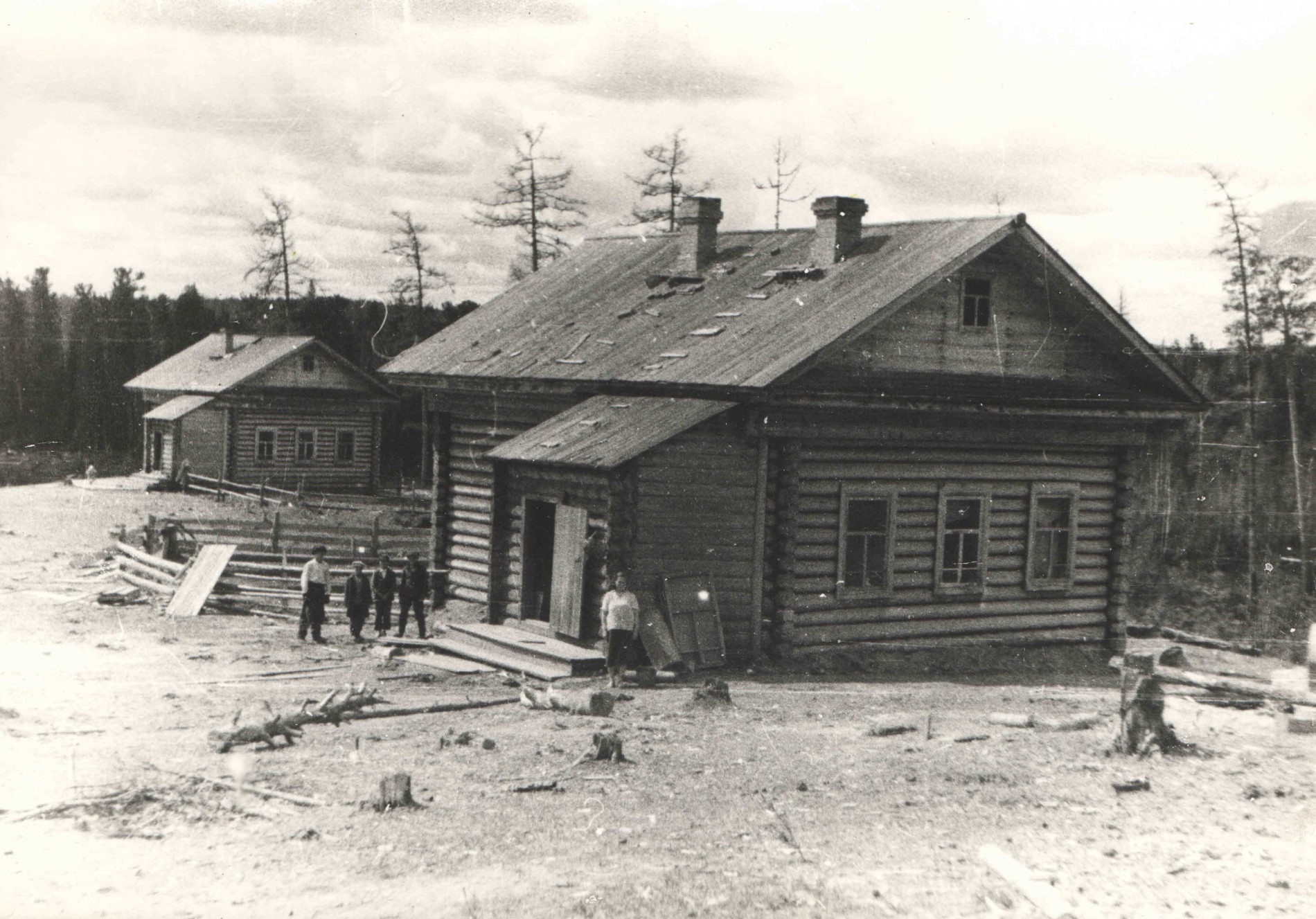 Дом В.В. Раевского в п. Хангокурт, 6 июня 1940 г. Фото О.И. Скалон