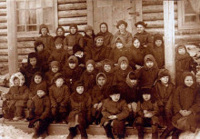 Школьники Шухтунгорта, 1936 г.